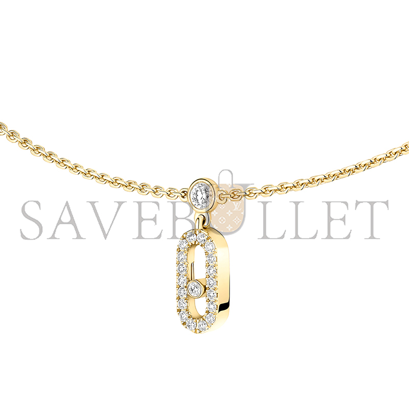 MESSIKA COLLIER CHOKER PAMPILLE PAVÉ MOVE UNO 12150-YG MESSIKA COLLIER CHOKER PAMPILLE PAVÉ MOVE UNO 12150-YG